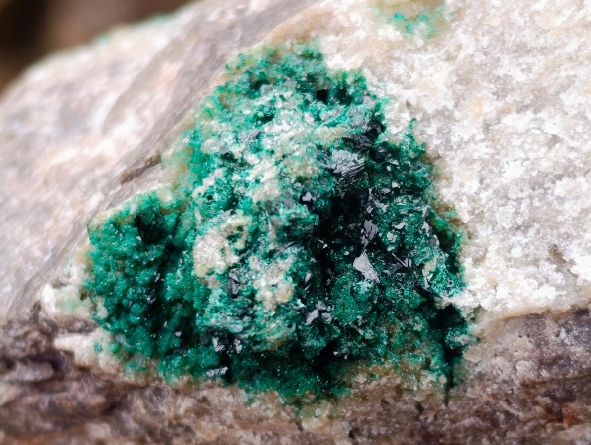Natural Crystalline Malachite Specimens x 2 From Tenke Fungurume, Congo