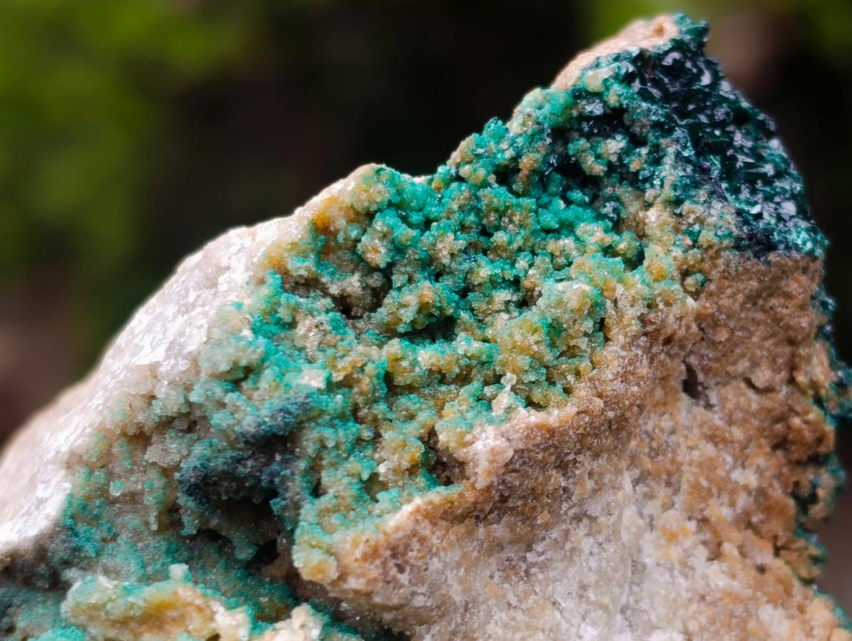 Natural Crystalline Malachite Specimens x 2 From Tenke Fungurume, Congo