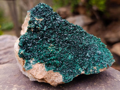 Natural Crystalline Malachite Specimens x 2 From Tenke Fungurume, Congo