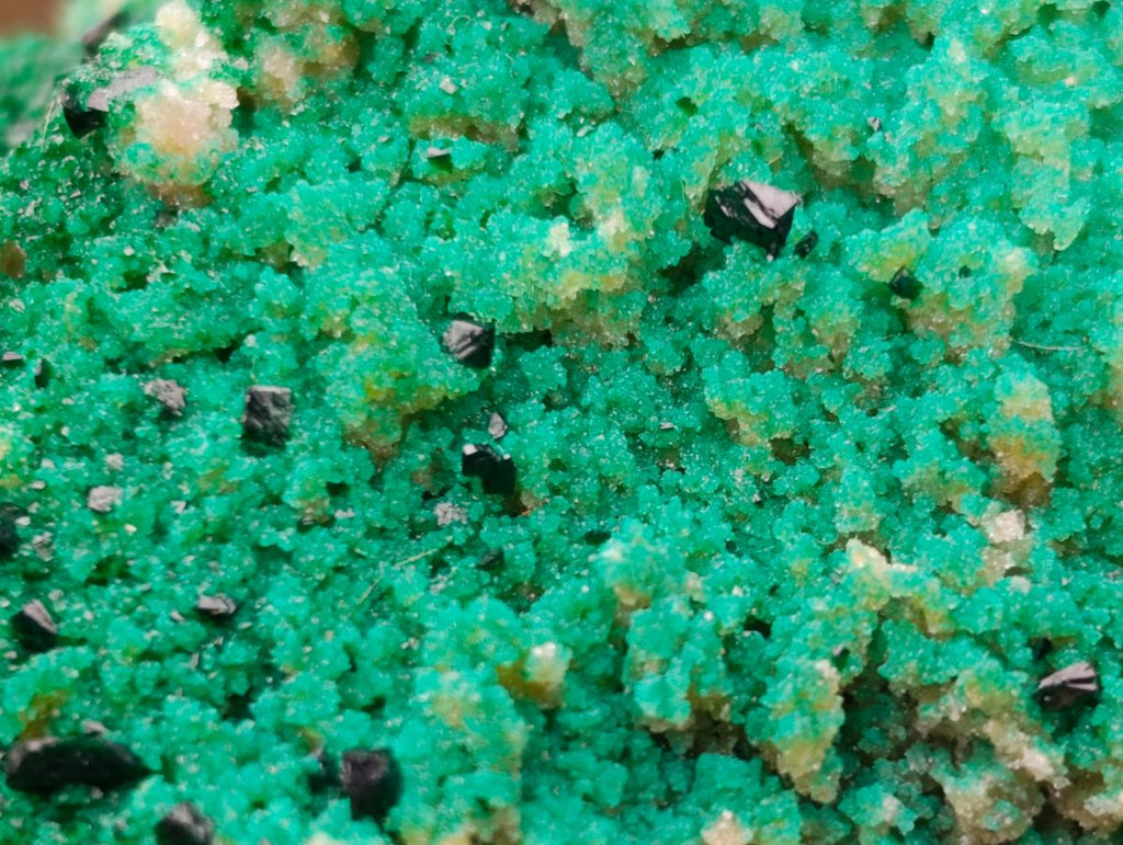 Natural Crystalline Malachite Specimens x 2 From Tenke Fungurume, Congo