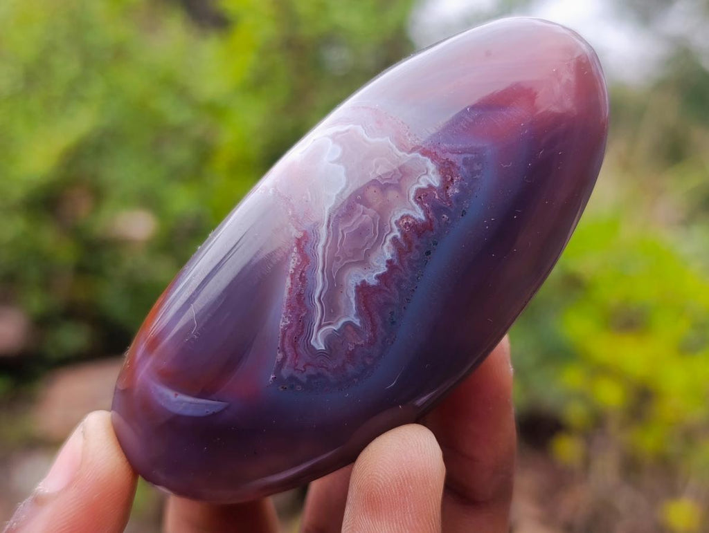 Polished Red Shashe River Agate Free Forms x 12 From Shashe River, Zimbabwe