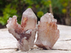 Natural Red Hematoid Quartz Crystals x 24 From Karoi, Zimbabwe