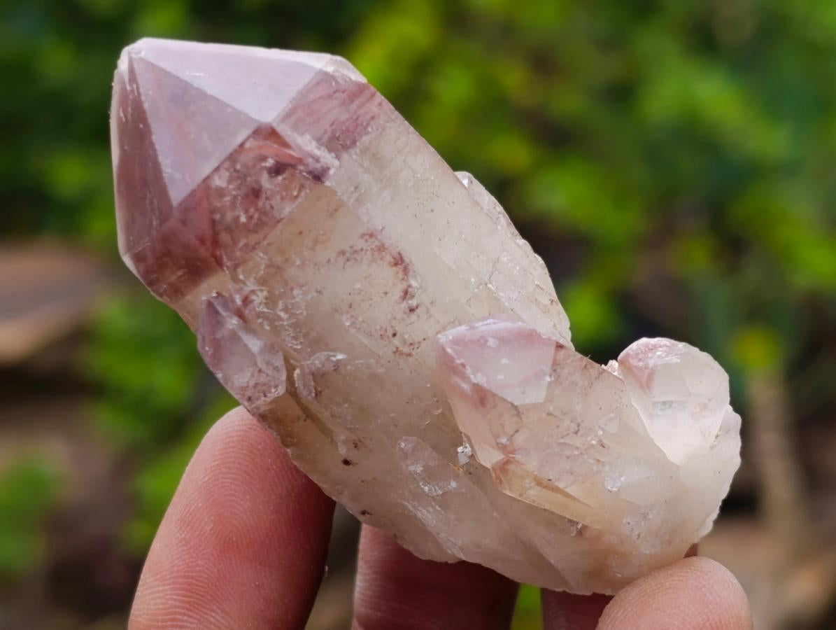Natural Red Hematoid Quartz Crystals x 24 From Karoi, Zimbabwe