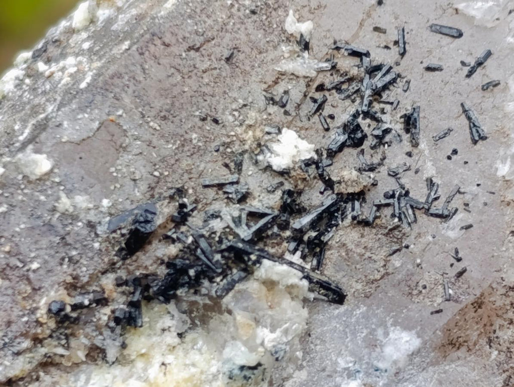 Natural Smokey Quartz Crystals with Schorl Black Tourmaline x 3 From Erongo, Namibia