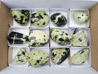 Polished Small Leopard Stone Standing Display Pieces x 12 From Zimbabwe