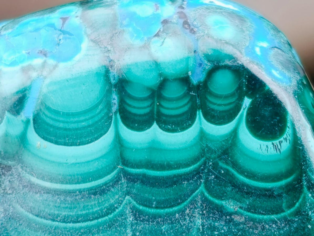 Polished Malacolla Free Forms x 35 From Kulukuluku, Congo