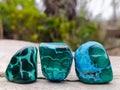 Polished Malacolla Free Forms x 35 From Kulukuluku, Congo