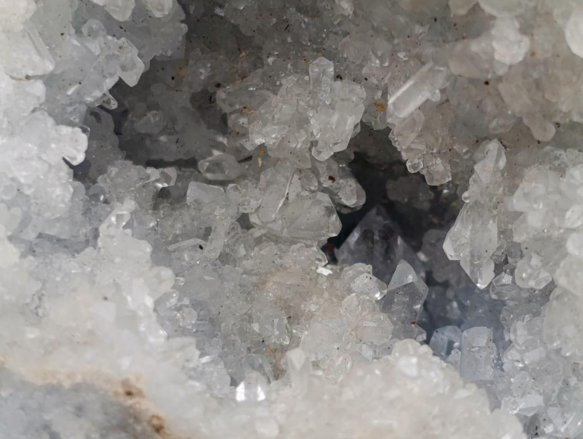 Polished and Natural XL Blue Celestite Egg x 1 From Sakoany, Madagascar
