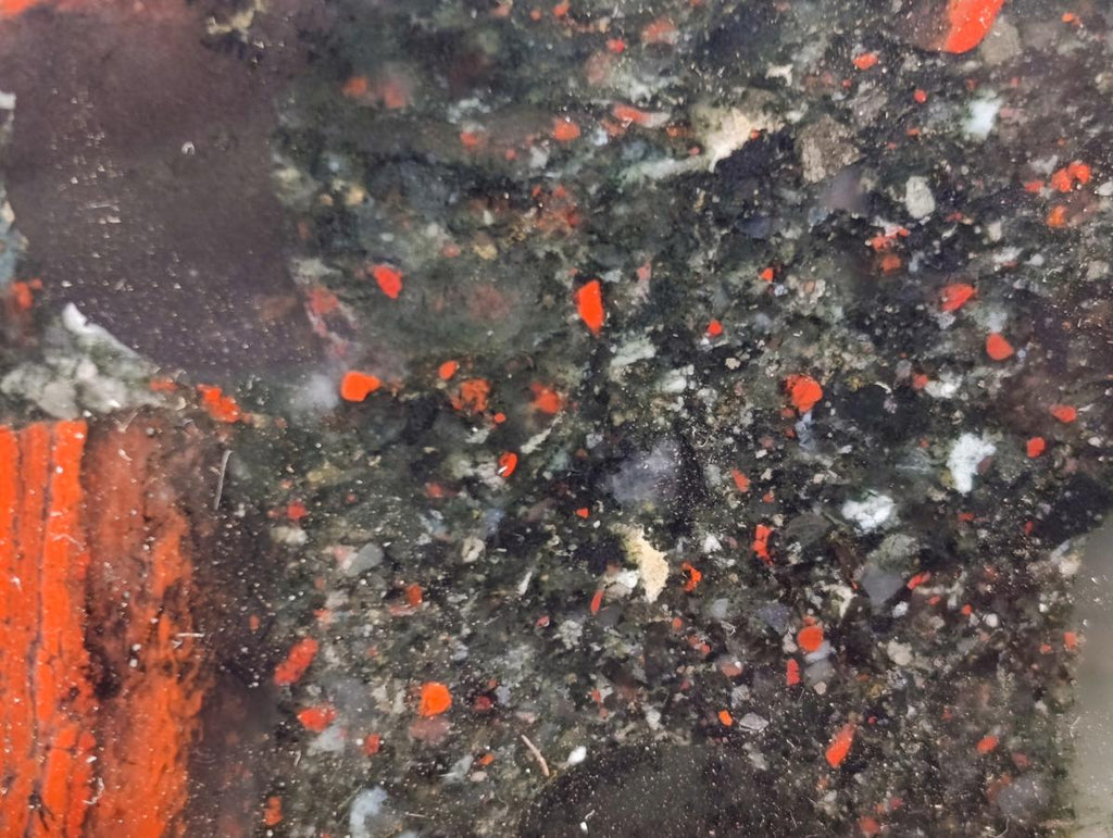 Polished Bloodstone Standing Display Pieces x 2 From Swaziland