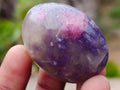 Polished Lepidolite Galets x 20 From Ambatondrazaka, Madagascar