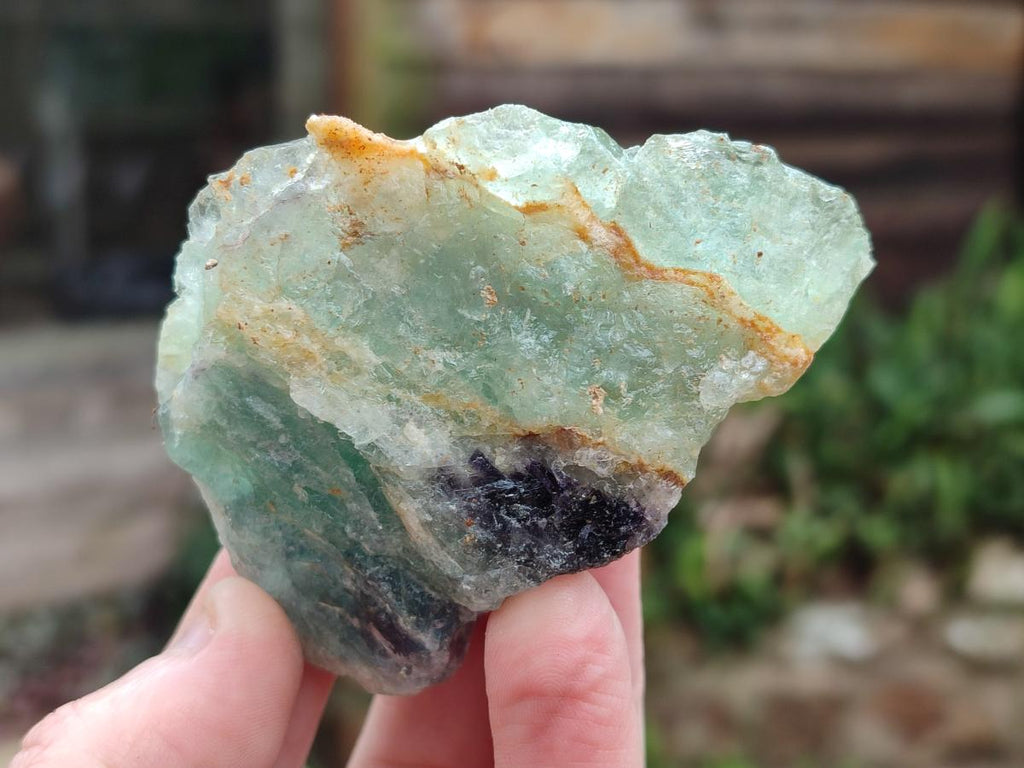 Natural Watermelon Fluorite Cobbed Specimens x 12 From Uis, Namibia