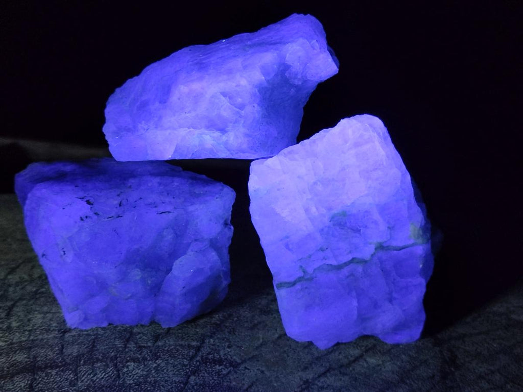 Natural Watermelon Fluorite Cobbed Specimens x 12 From Uis, Namibia