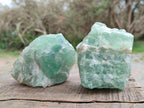 Natural Watermelon Fluorite Cobbed Specimens x 12 From Uis, Namibia