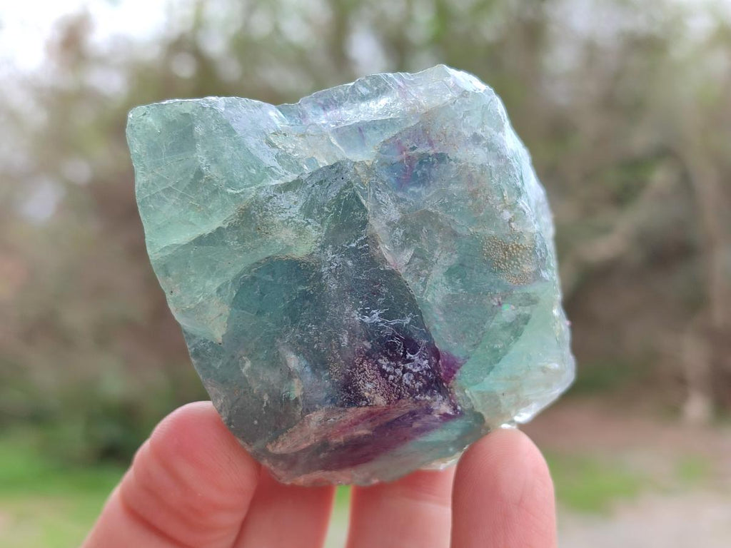 Natural Watermelon Fluorite Cobbed Specimens x 12 From Uis, Namibia