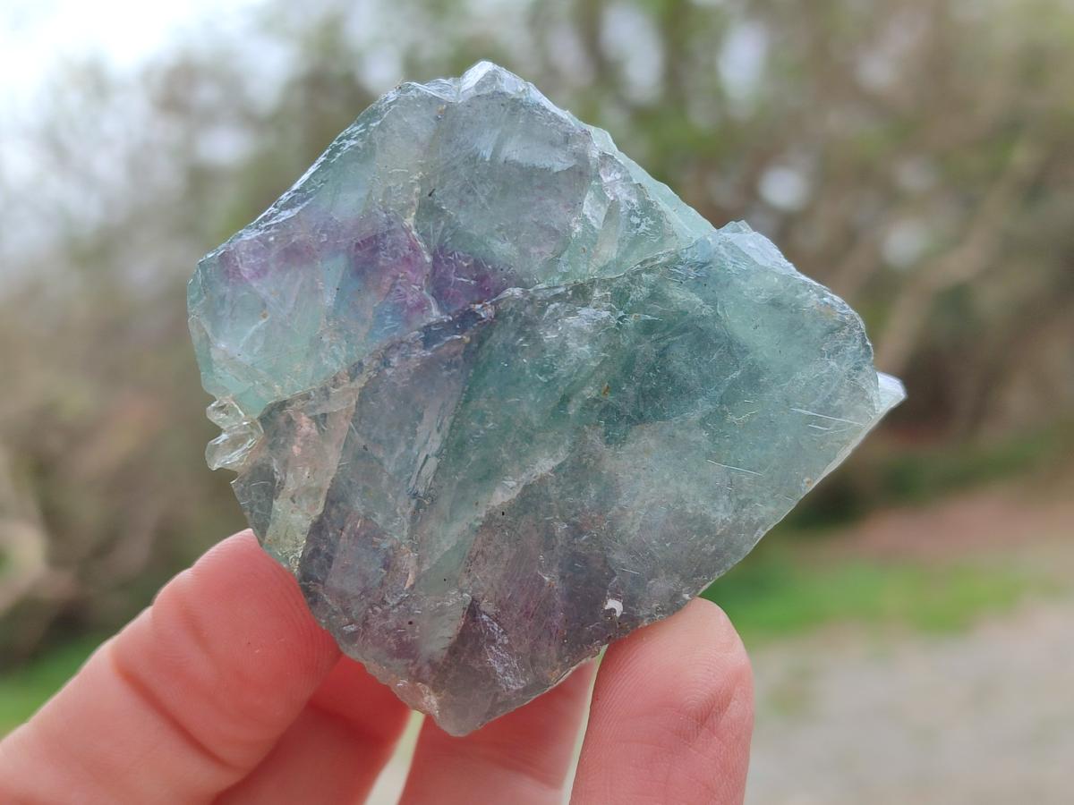Natural Watermelon Fluorite Cobbed Specimens x 12 From Uis, Namibia