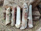 Natural Drusy Fairy Spirit Quartz Single Crystals x 35 From Boekenhouthoek, South Africa