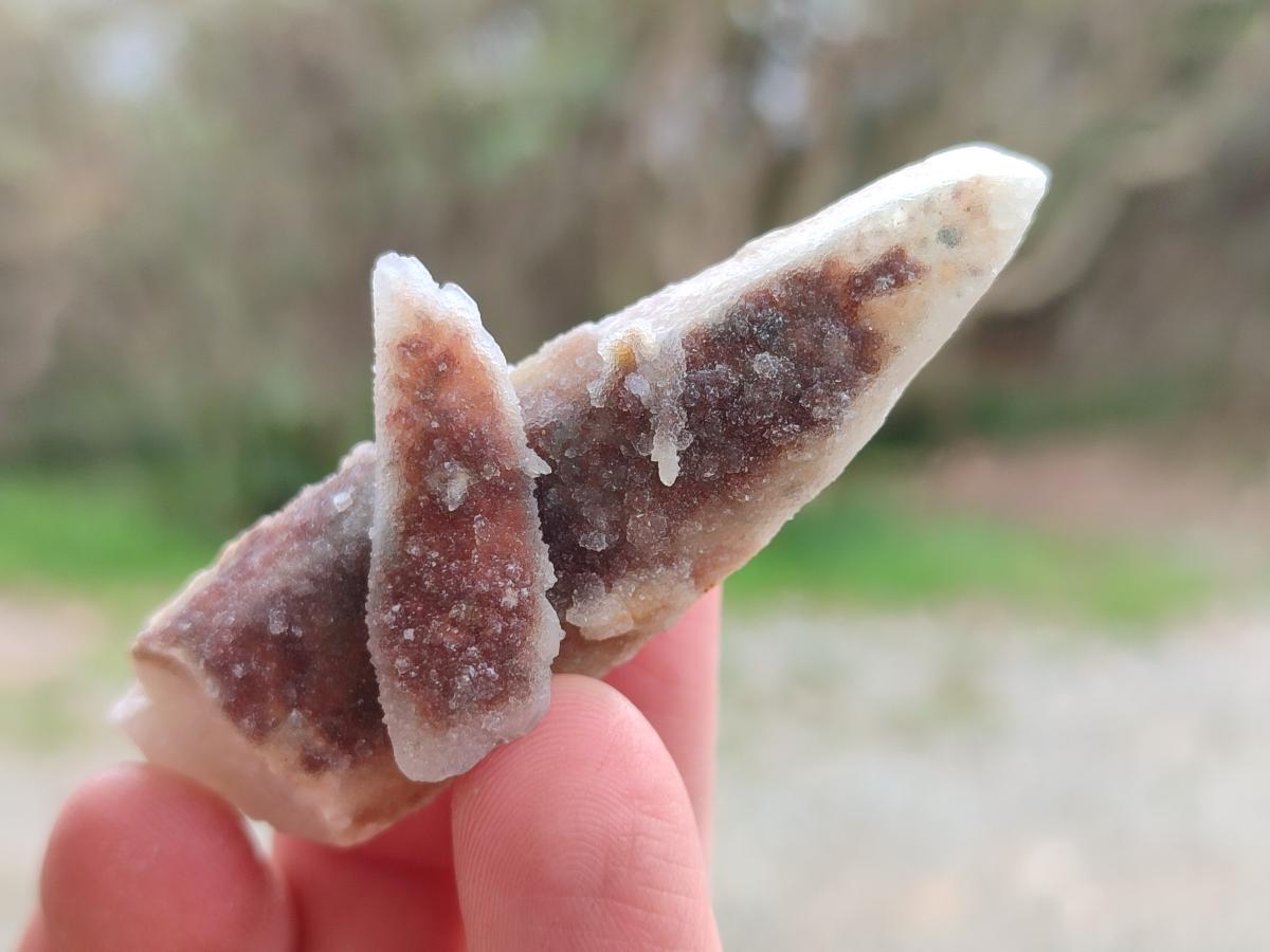 Natural Drusy Fairy Spirit Quartz Single Crystals x 35 From Boekenhouthoek, South Africa