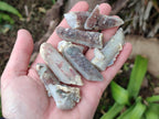 Natural Drusy Fairy Spirit Quartz Single Crystals x 35 From Boekenhouthoek, South Africa