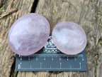 Polished Gemmy Rose Quartz Galets x 24 From Madagascar