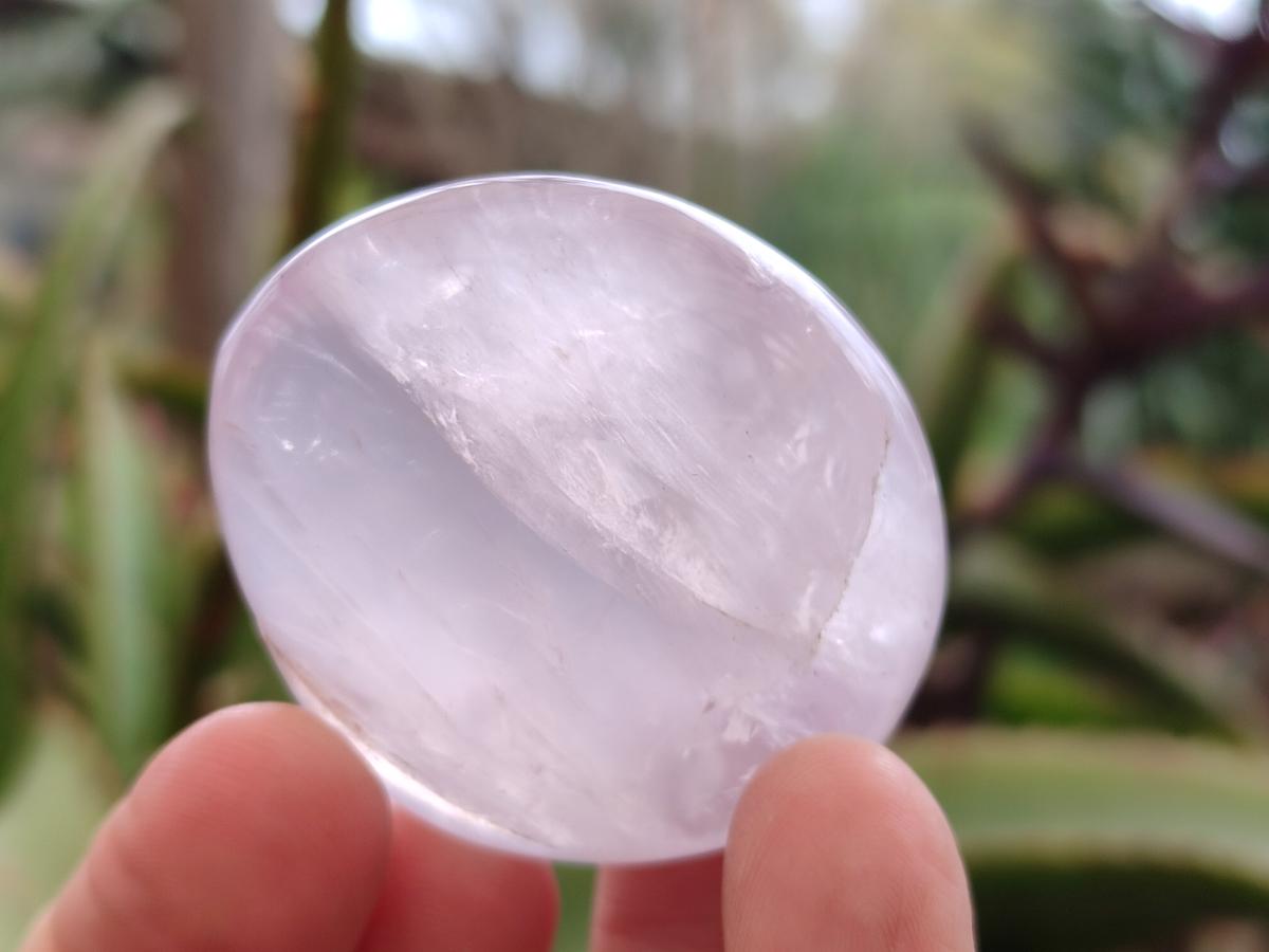 Polished Gemmy Rose Quartz Galets x 24 From Madagascar