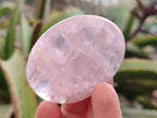 Polished Gemmy Rose Quartz Galets x 24 From Madagascar