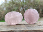 Polished Gemmy Rose Quartz Galets x 24 From Madagascar