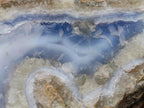 Natural Large Blue Lace Agate Geode Specimen x 1 From Nsanje, Malawi