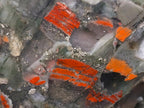 Polished Bloodstone Standing Display Pieces x 3 From Swaziland