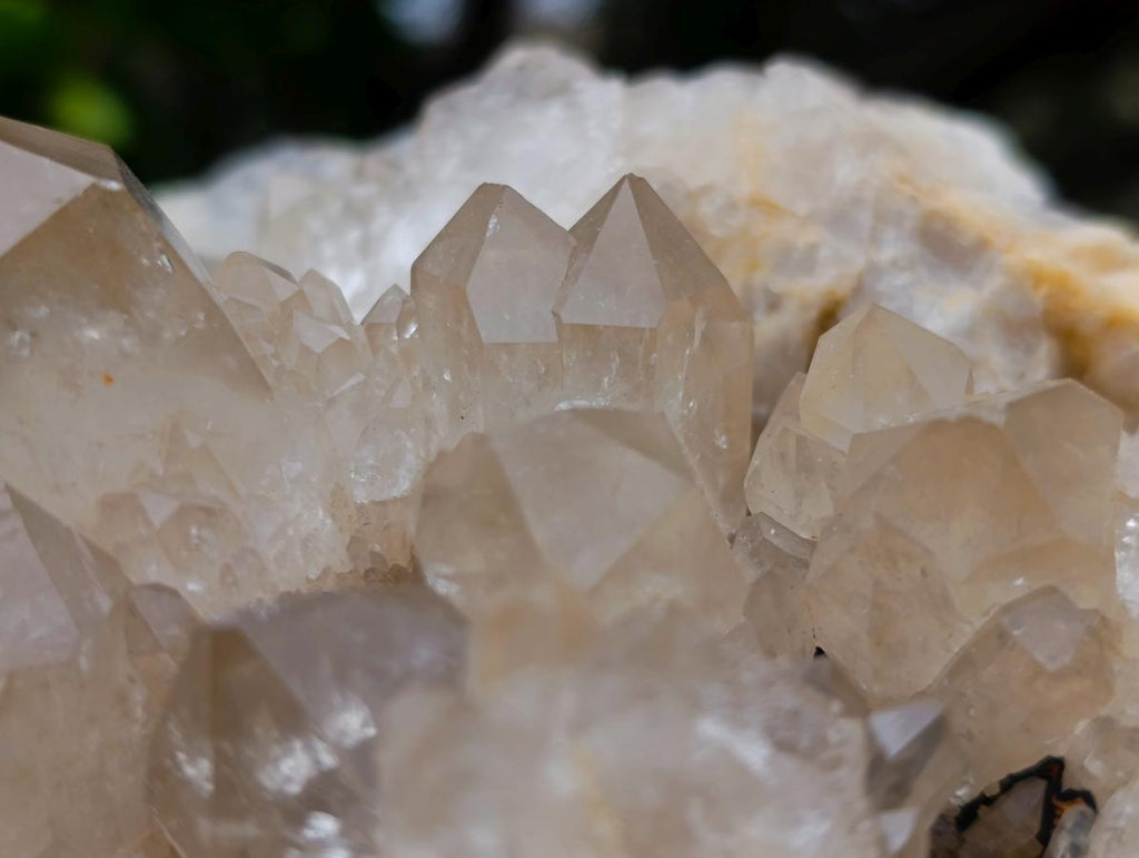 Natural Large Cascading Pale Smokey Luena Citrine Quartz Cluster x 1 From Luena, Congo