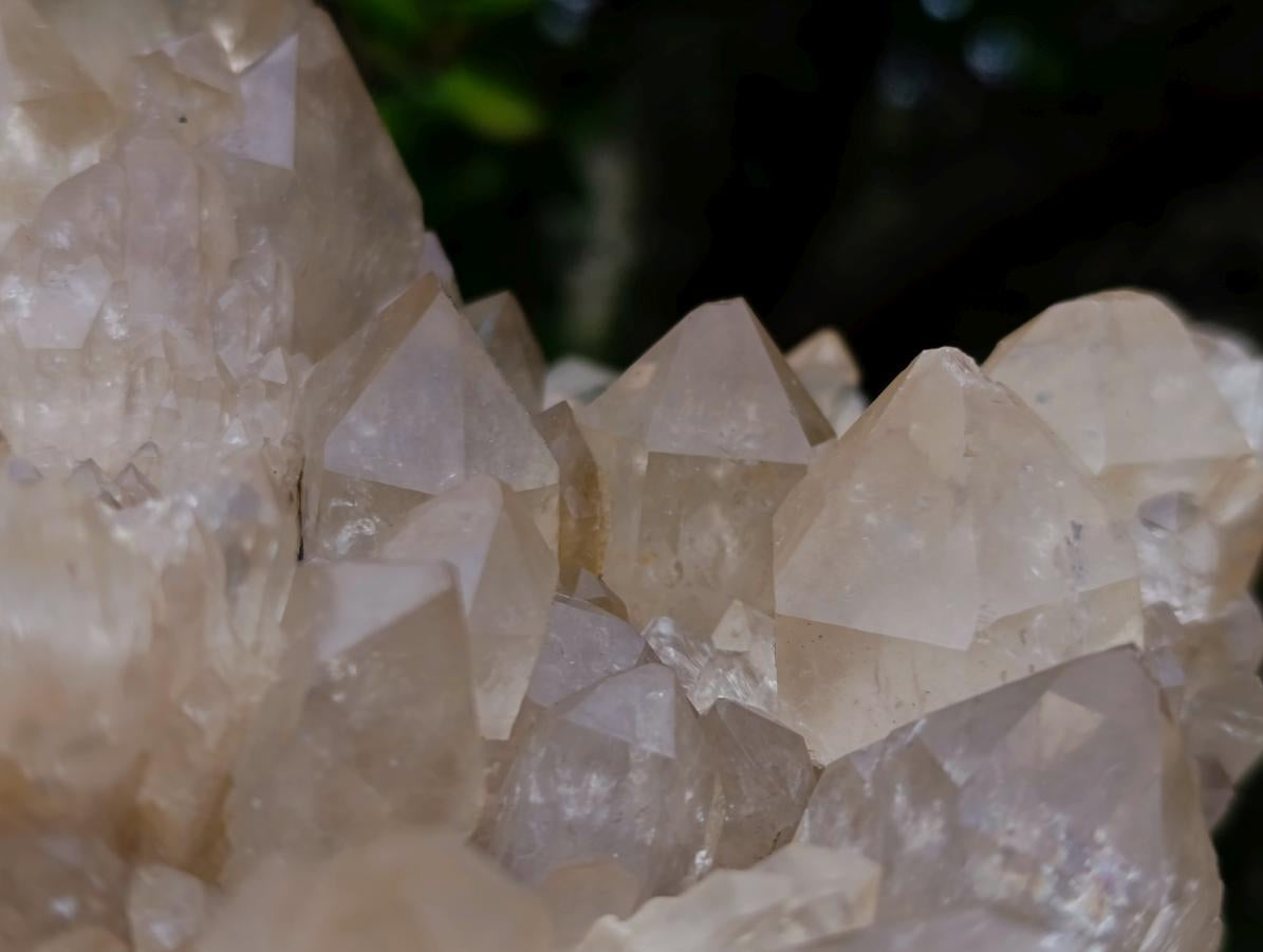 Natural Large Cascading Pale Smokey Luena Citrine Quartz Cluster x 1 From Luena, Congo