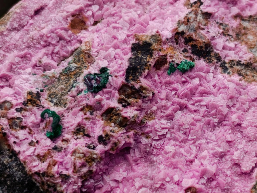 Natural Salrose Cobaltoan Dolomite Specimens x 3 From Kakanda, Congo