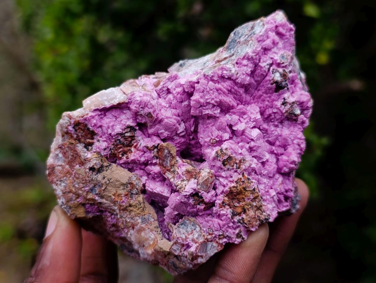 Natural Salrose Cobaltoan Dolomite Specimens x 3 From Kakanda, Congo