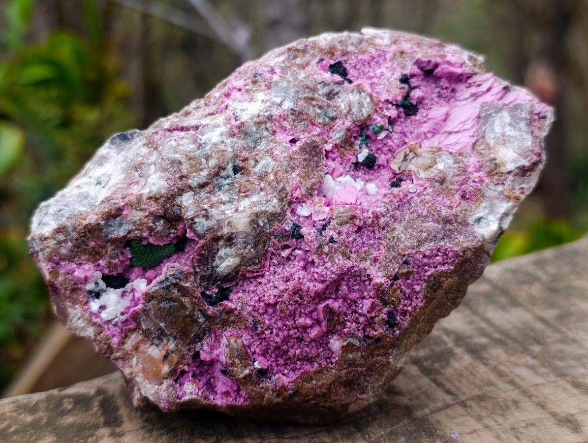 Natural Salrose Cobaltoan Dolomite Specimens x 3 From Kakanda, Congo