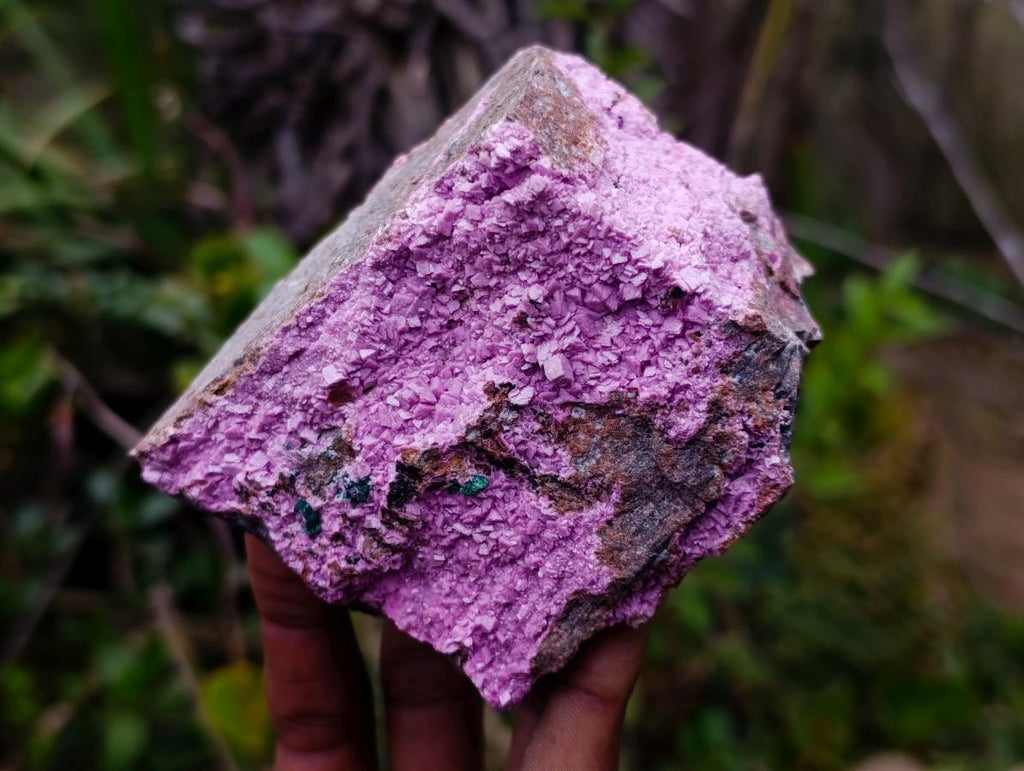 Natural Salrose Cobaltoan Dolomite Specimens x 3 From Kakanda, Congo