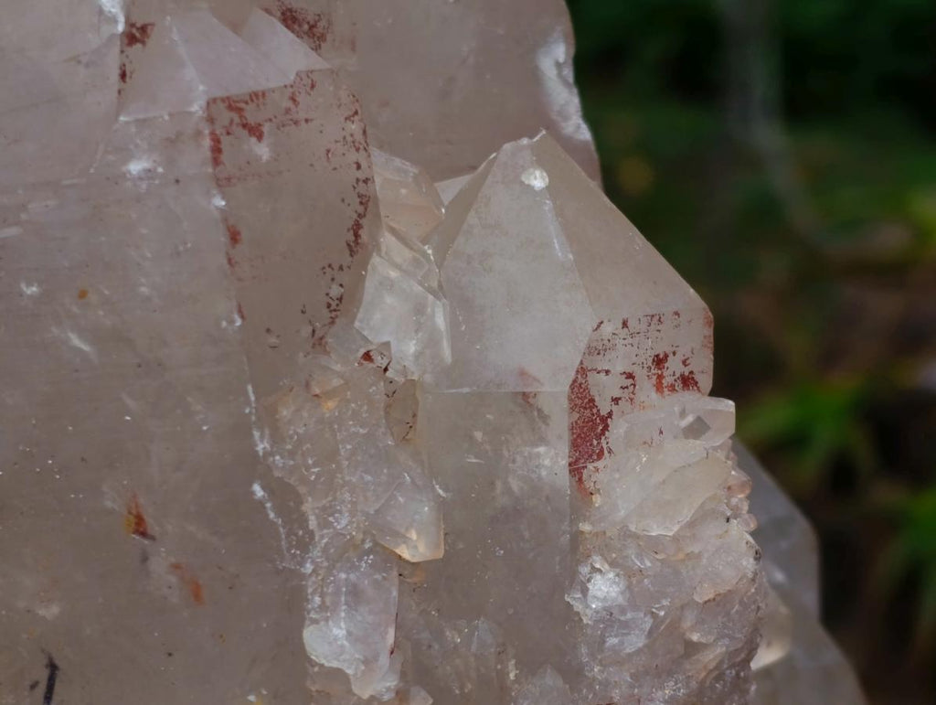 Natural XL Multi-Terminated Smokey Quartz Crystal with Inclusions x 1 From Angola