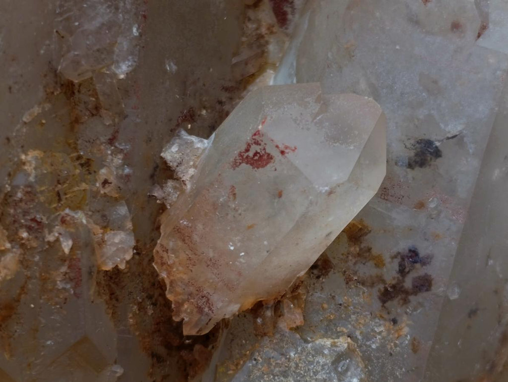 Natural XL Multi-Terminated Smokey Quartz Crystal with Inclusions x 1 From Angola