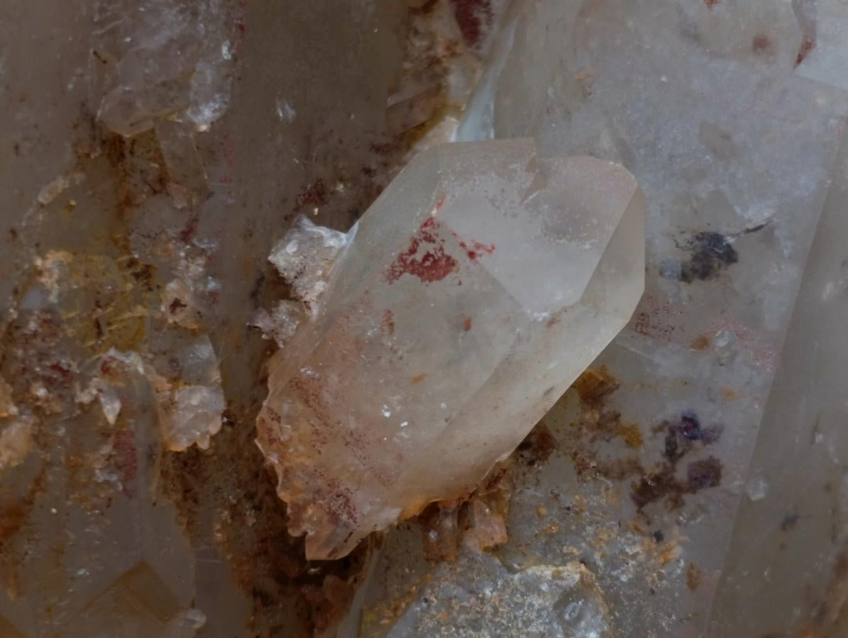 Natural XL Multi-Terminated Smokey Quartz Crystal with Inclusions x 1 From Angola