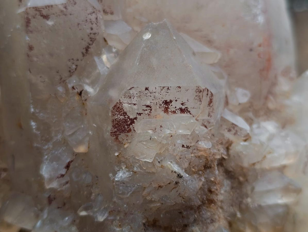 Natural XL Multi-Terminated Smokey Quartz Crystal with Inclusions x 1 From Angola