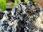 Natural Large Schorl Black Tourmaline Specimens with Feldspar x 2 From Erongo, Namibia