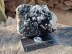 Natural Large Schorl Black Tourmaline Specimens with Feldspar x 2 From Erongo, Namibia