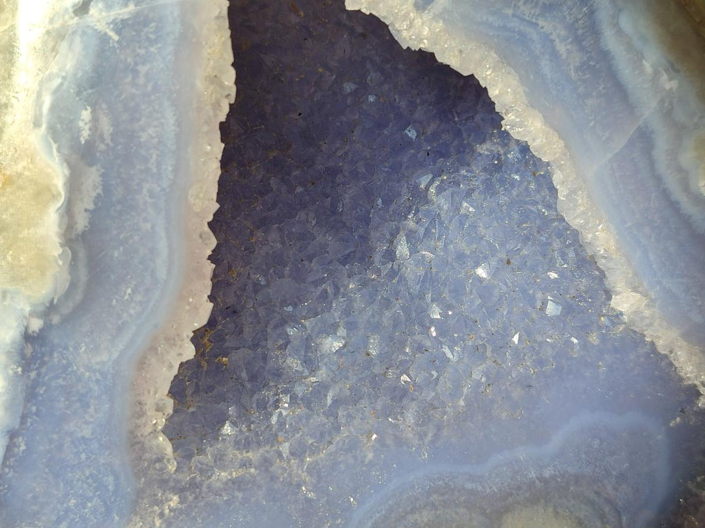 Polished and Natural Large Blue Lace Agate Free Form x 1 From Nsanje, Malawi