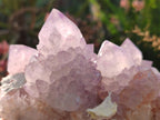 Natural Large Spirit Amethyst Clusters x 2 From Boekenhouthoek, South Africa