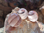 Polished Rounded Mini Red Hematoid Quartz Free Forms x 35 From Ambatondrazaka, Madagascar