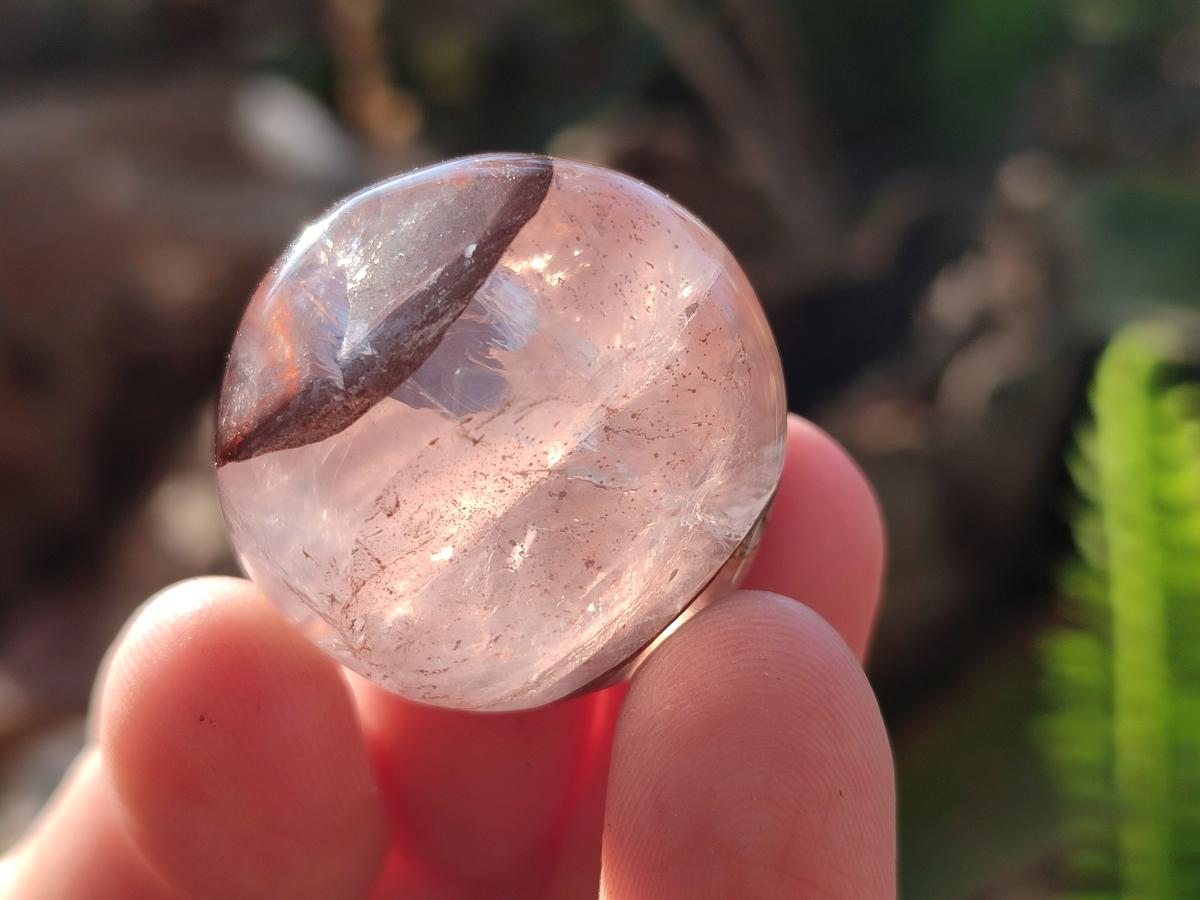 Polished Rounded Mini Red Hematoid Quartz Free Forms x 35 From Ambatondrazaka, Madagascar