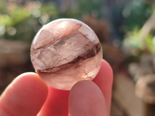 Polished Rounded Mini Red Hematoid Quartz Free Forms x 35 From Ambatondrazaka, Madagascar