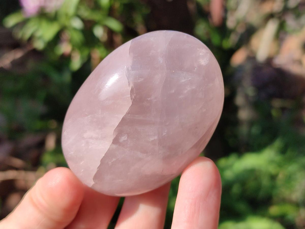 Polished Gemmy Rose Quartz Galets x 12 From Madagascar