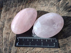 Polished Gemmy Rose Quartz Galets x 12 From Madagascar