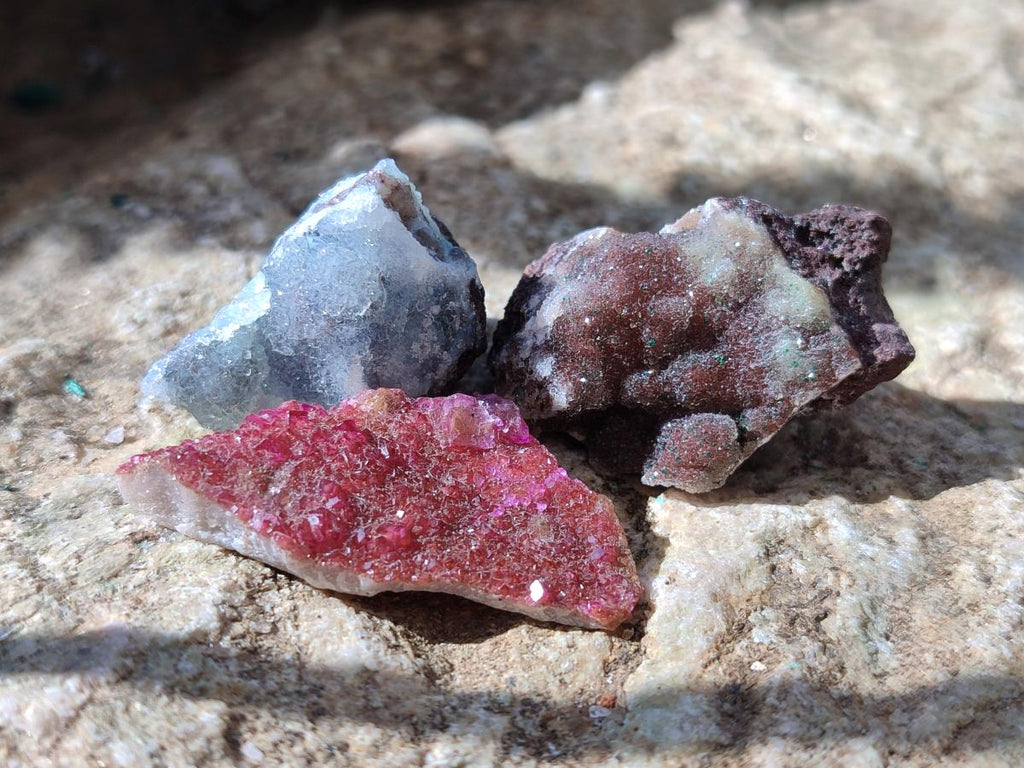 Natural Mix of Mineral Specimens x 24 From Congo