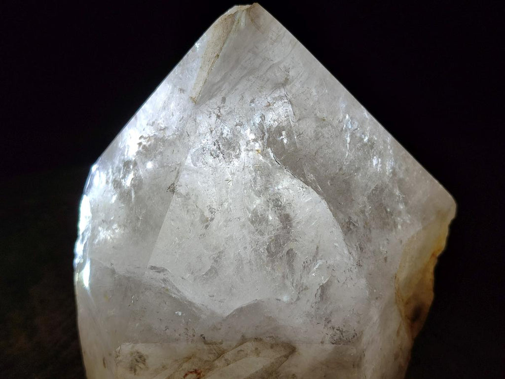 Natural Large Smokey Angolan Quartz Crystal with Polished Terminations x 1 From Angola