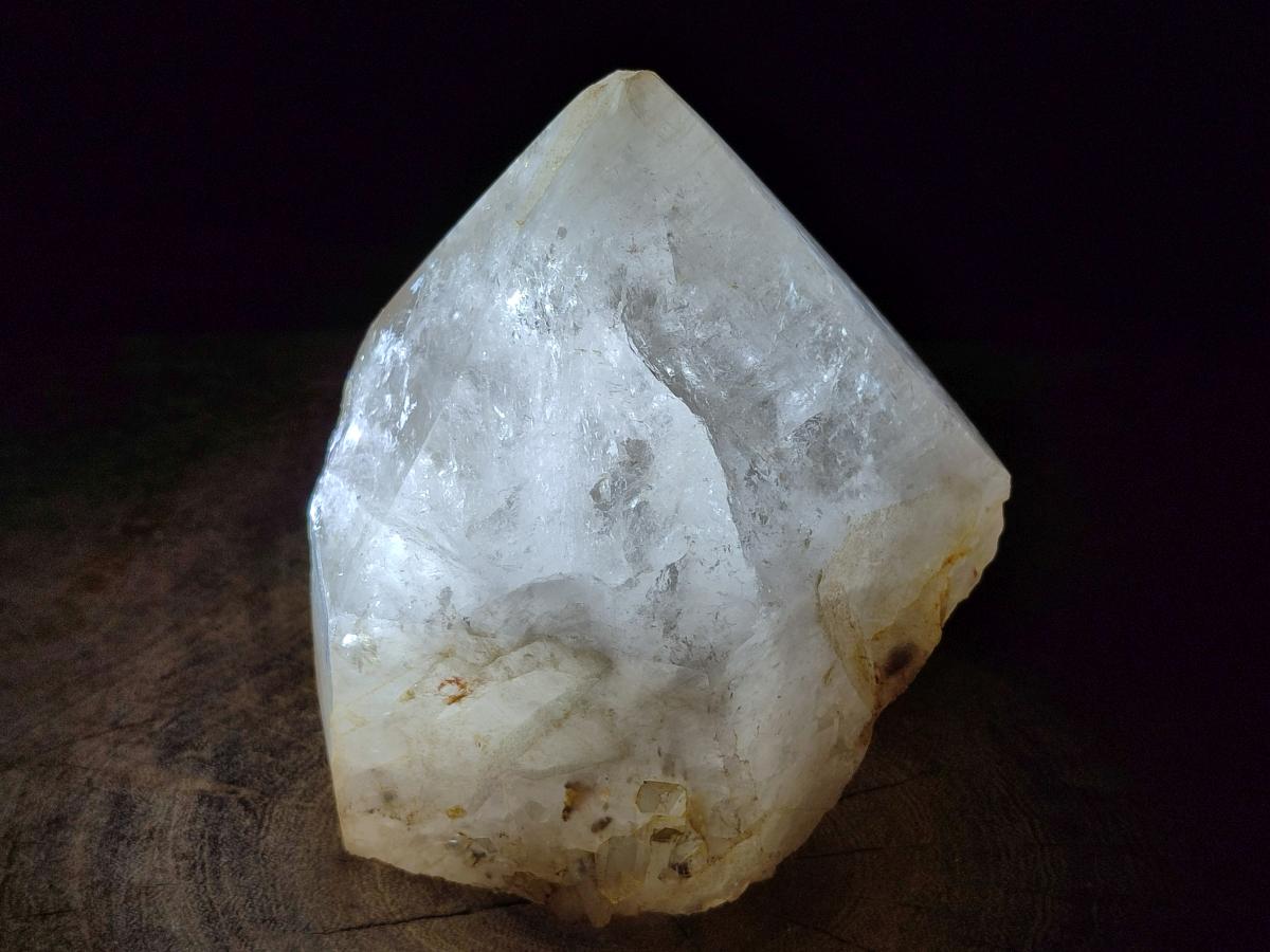 Natural Large Smokey Angolan Quartz Crystal with Polished Terminations x 1 From Angola